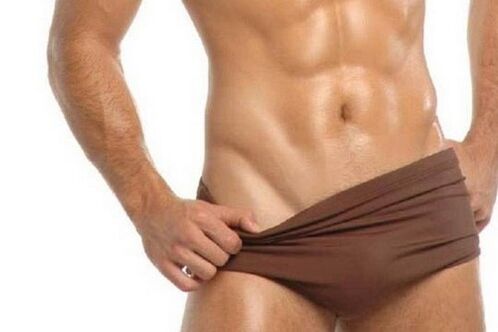 hombre animado con pene agrandado con limonada